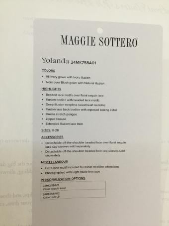 Maggie Sottero Style #Yolanda #2 default Ivory/Blush thumbnail