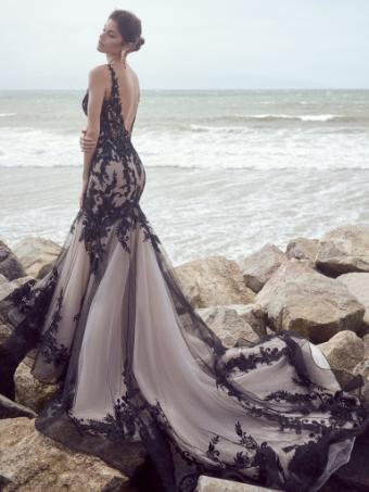 Sottero and Midgley Style #Zander Lane #1 default Black over Nude (gown with Natural Illusion) thumbnail