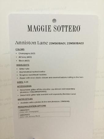 Maggie Sottero Style #Anniston Lane #2 Champagne thumbnail
