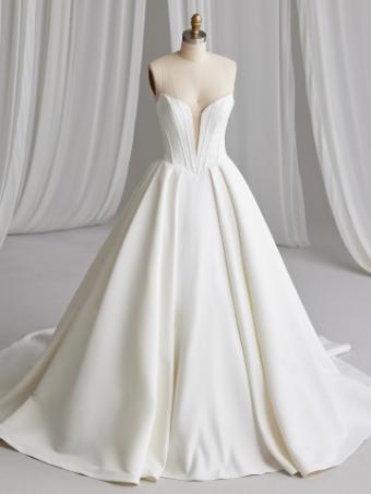 Maggie Sottero Style #Derrick #5 Ivory (gown with Natural Illusion) thumbnail